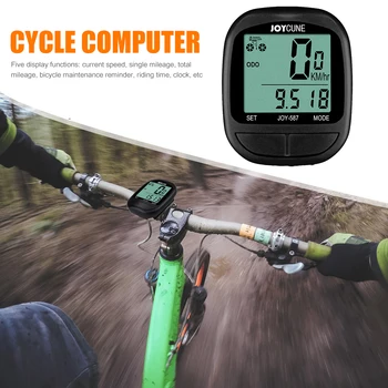 Impermeável Computador de Bicicleta com E sem Fio de MTB Bicicleta andar de Bicicleta Hodômetro Cronômetro do Velocímetro, Relógio Digital do DIODO emissor de Taxa de